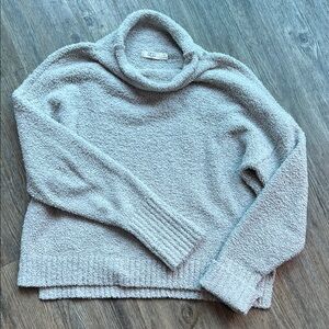 UGG Women's Cozy Gray Turtleneck Sweater